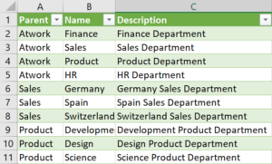 excel example