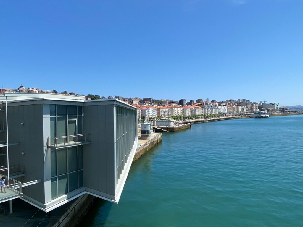 Centro Botin and the Paseo de Pereda waterfront in Santander